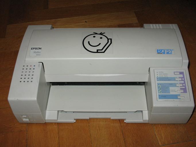 tiskárna se smajlíkem
